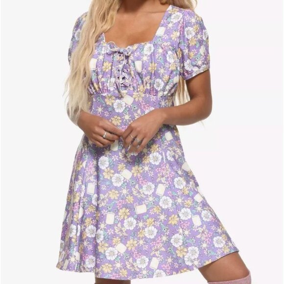 Her Universe Dresses & Skirts - Her Universe Disney Tangled Rapunzel Floral Icons Dress Size XL